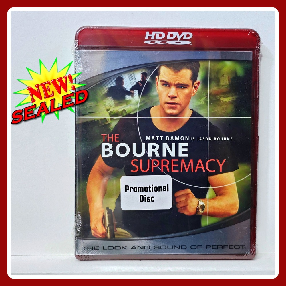 The Bourne Supremacy HD DVD Matt Damon Promo Brand New Sealed Action Film